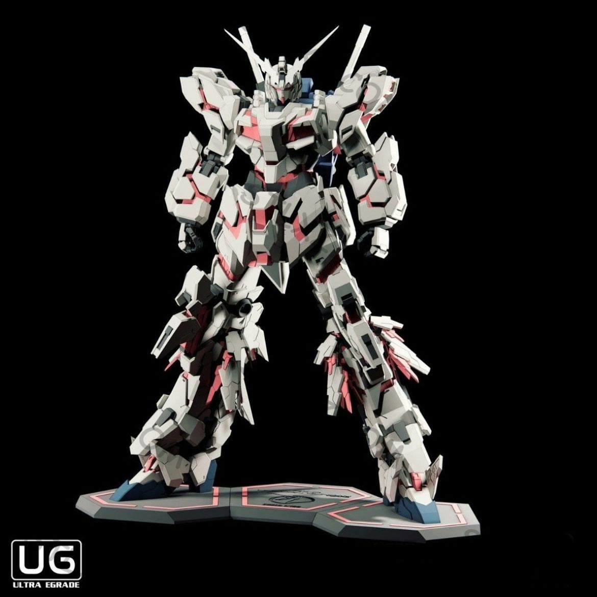 Мобильный костюм Gundam Unicorn 3D-печать деталей модели ручной работы, высокоточный чертеж, материал файла данных STL