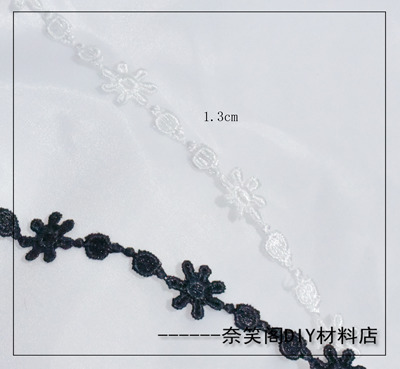 taobao agent 1.3蕾丝服装辅料 牛奶丝手工diy 婚纱礼服花边满包邮