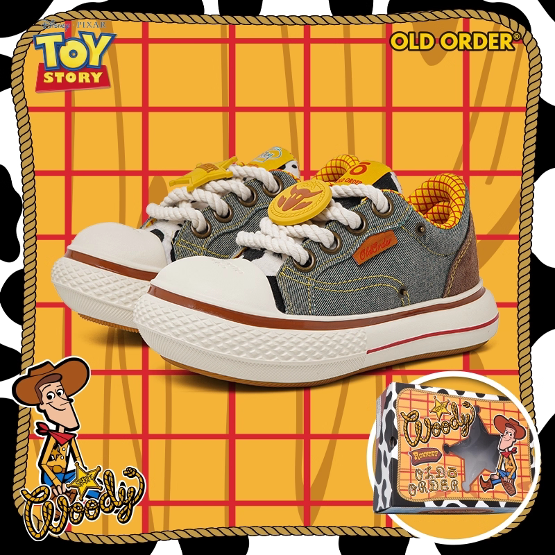 OLDORDER-Парусиновая обувь Canvas-Toy Story Woody -кобрендовая повседневная обувь ToyStory Woody