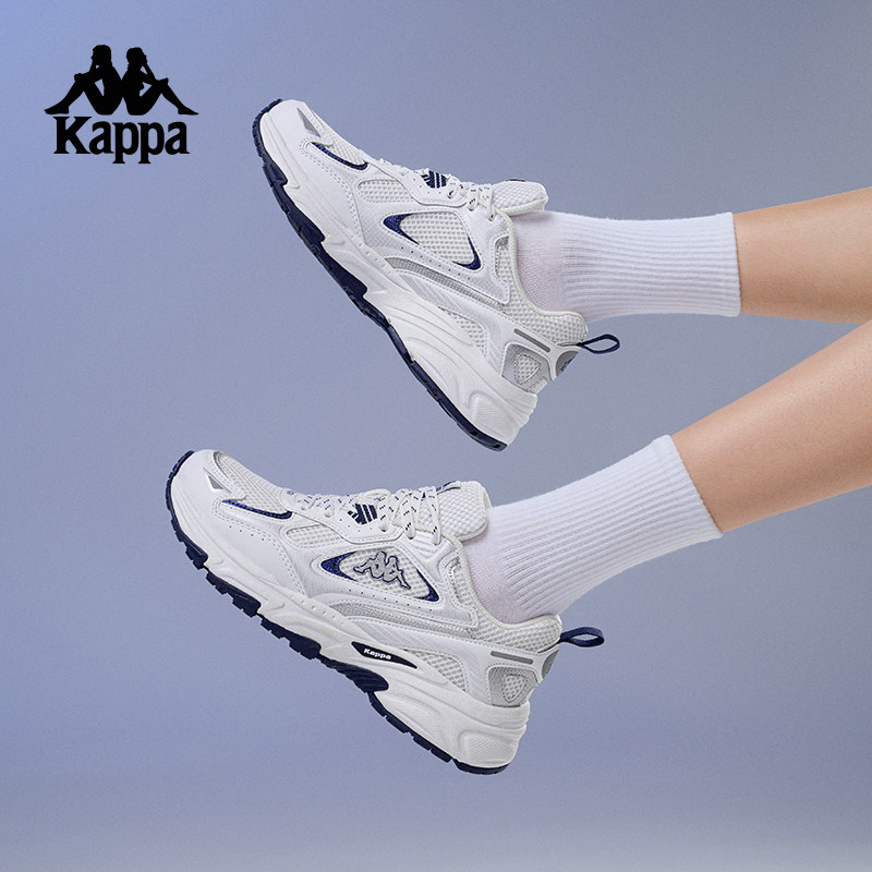 Официальная спортивная обувь Kappa Kappa back-to-back, женская летняя новинка 2025 года, повседневная обувь для папы, дышащие кроссовки для бега, мужские