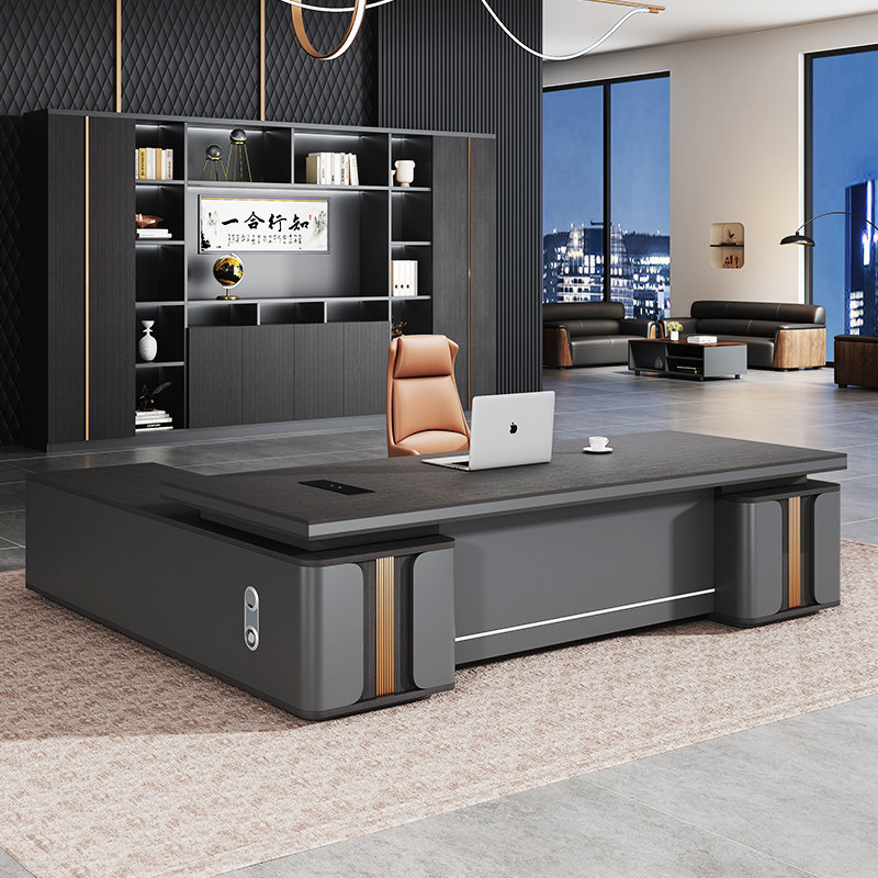 Письменный стол boss desk light - это роскошное высококлассное решение для председателя, президента, супервайзера, кабинета менеджера, рабочего стола руководителя, бизнес-мебели