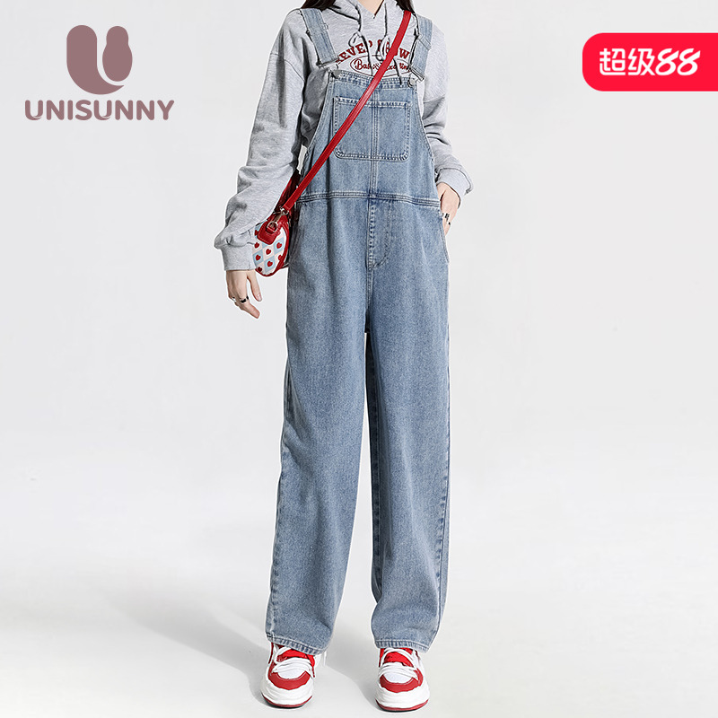 комбинезоны для беременных unisunny, новинка 2025 года, весенне-летняя верхняя одежда, джинсы, модная верхняя одежда, свободные брюки для беременных