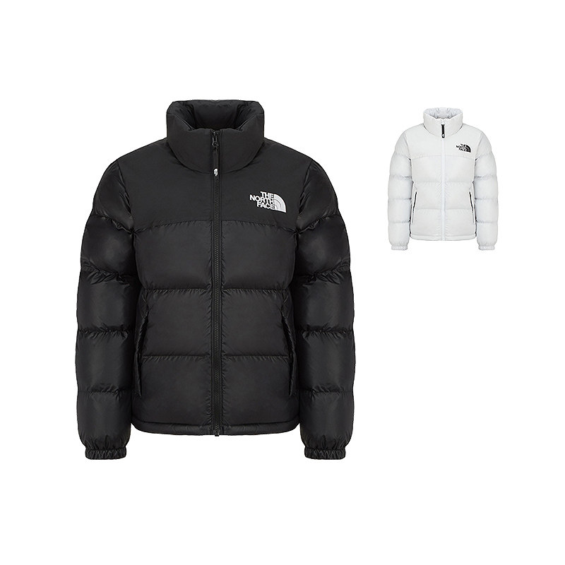 Хлопковая куртка North/THE NORTH FACE с воротником-стойкой, блестящий материал, теплая И УДОБНАЯ, легкая короткая куртка, женский стиль