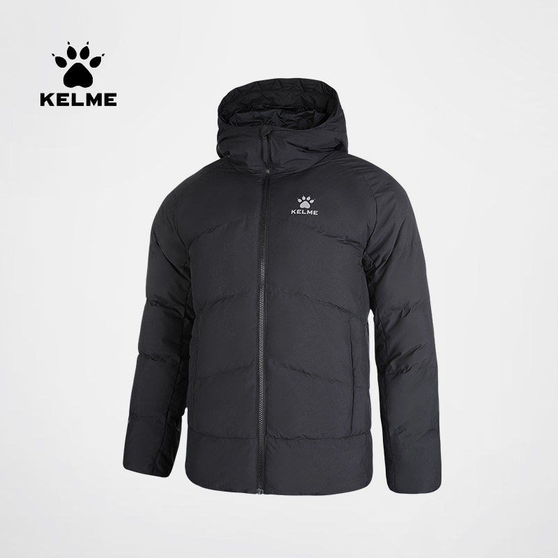 KELME спортивный пуховик KELME, мужская зимняя новая официальная флагманская утепленная короткая куртка с капюшоном