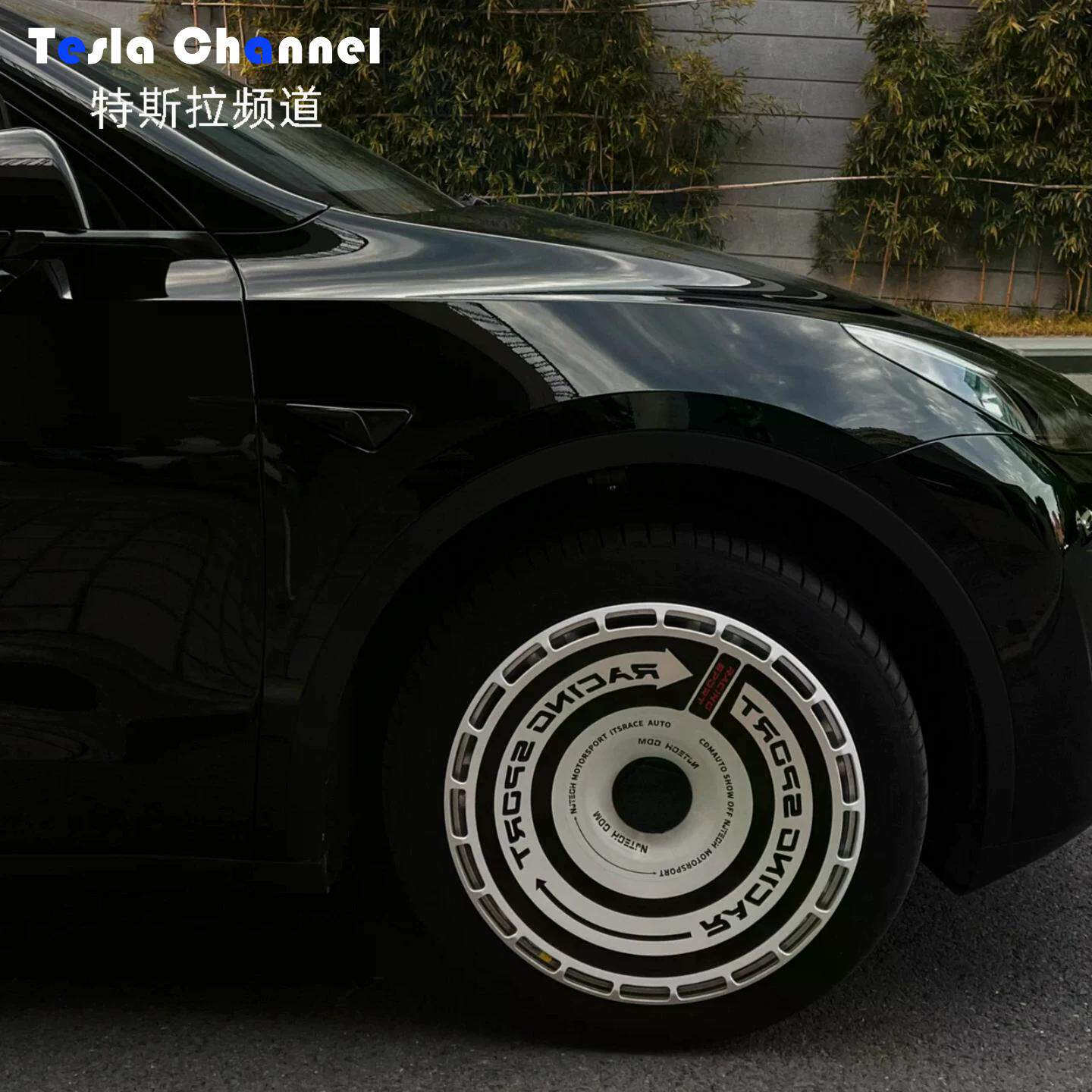 Tesla channel подходит для модификации ModelY/3 new Kamen Rider all-inclusive wheel cover с 19-дюймовыми и 18-дюймовыми колесными дисками