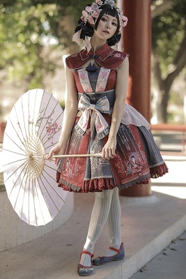 taobao agent 【Infanta.婴梵塔】lolita*梨园春秋*中华风披肩腰封袜子