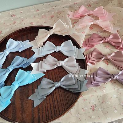 taobao agent 约14-15cm半成品蝴蝶结DIY材料配件辅料满49包邮