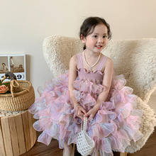 Dress for children's summer princess dress, gauze skirt