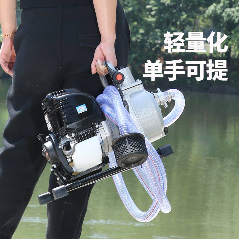 Германия импортировала водяной насос с бензиновым двигателем Wuyang Honda для мелкого бытового орошения большой мощности с большим потоком воды