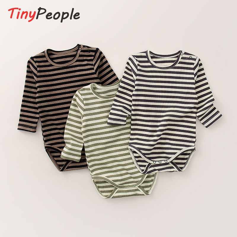 детская одежда tinypeople, полосатая сумка, одежда для пердежа, весенний детский комбинезон в западном стиле с длинными рукавами для прогулок, треугольный комбинезон