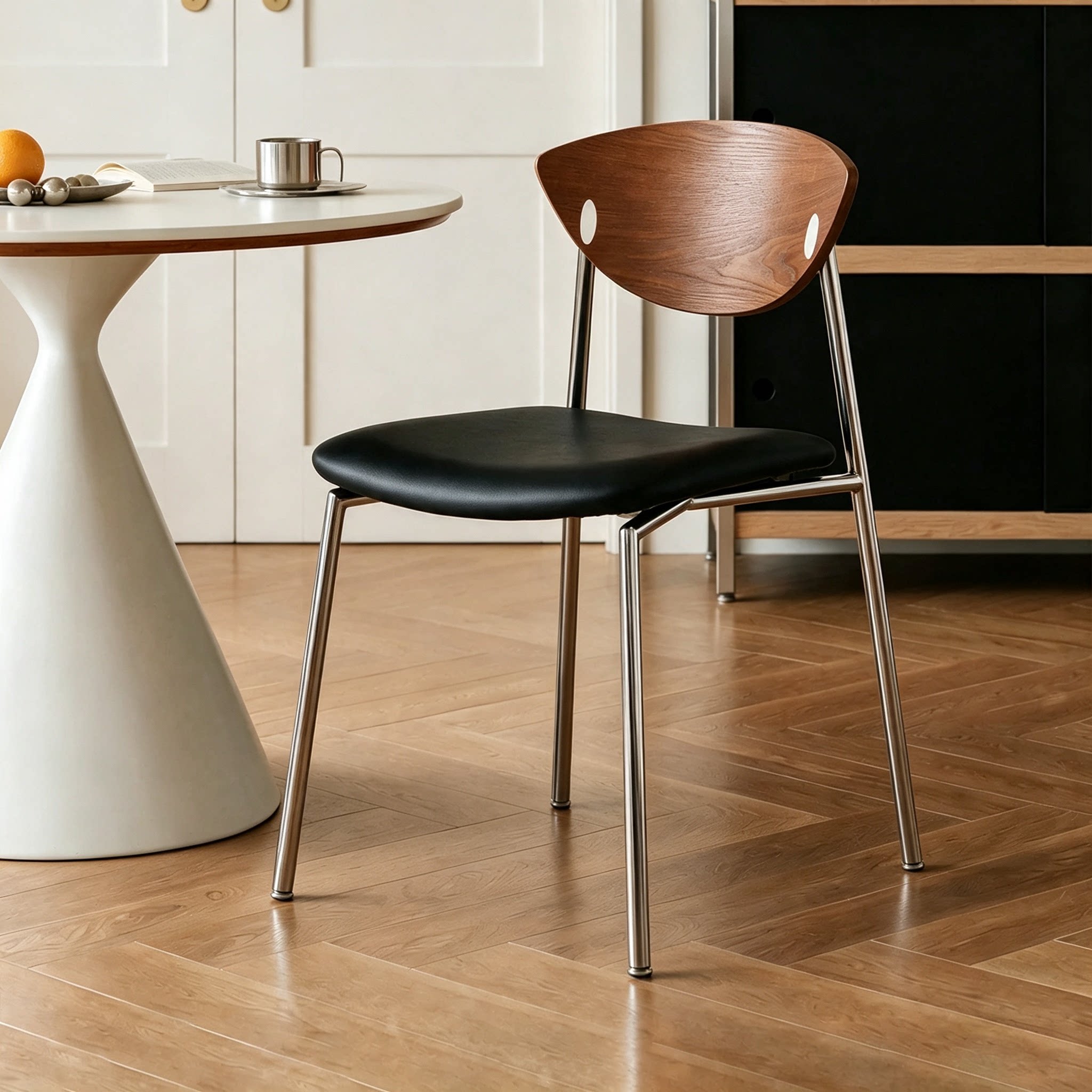 Обеденный стул Bauhaus bird chair в ретро-средневековом стиле с дизайном из нержавеющей стали...