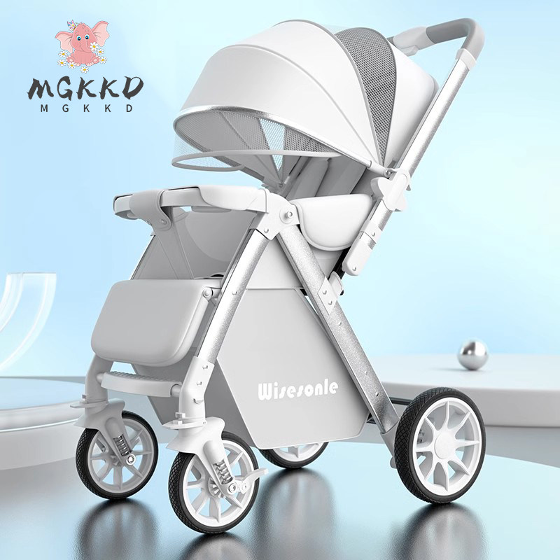 Британская детская коляска MGKKD для детей 0-3 лет может сидеть и лежать...