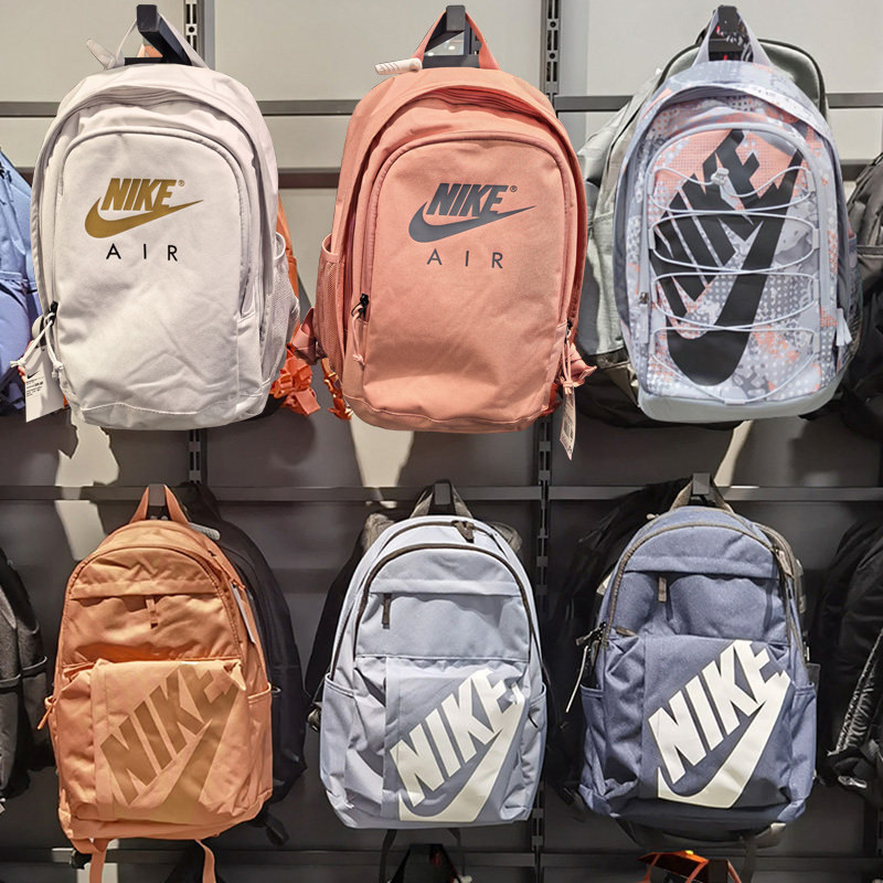 Подлинный школьный рюкзак Nike Nike для учащихся средней школы, младших классов средней школы, колледжа, рюкзак для мальчиков и девочек, дорожная сумка большой емкости