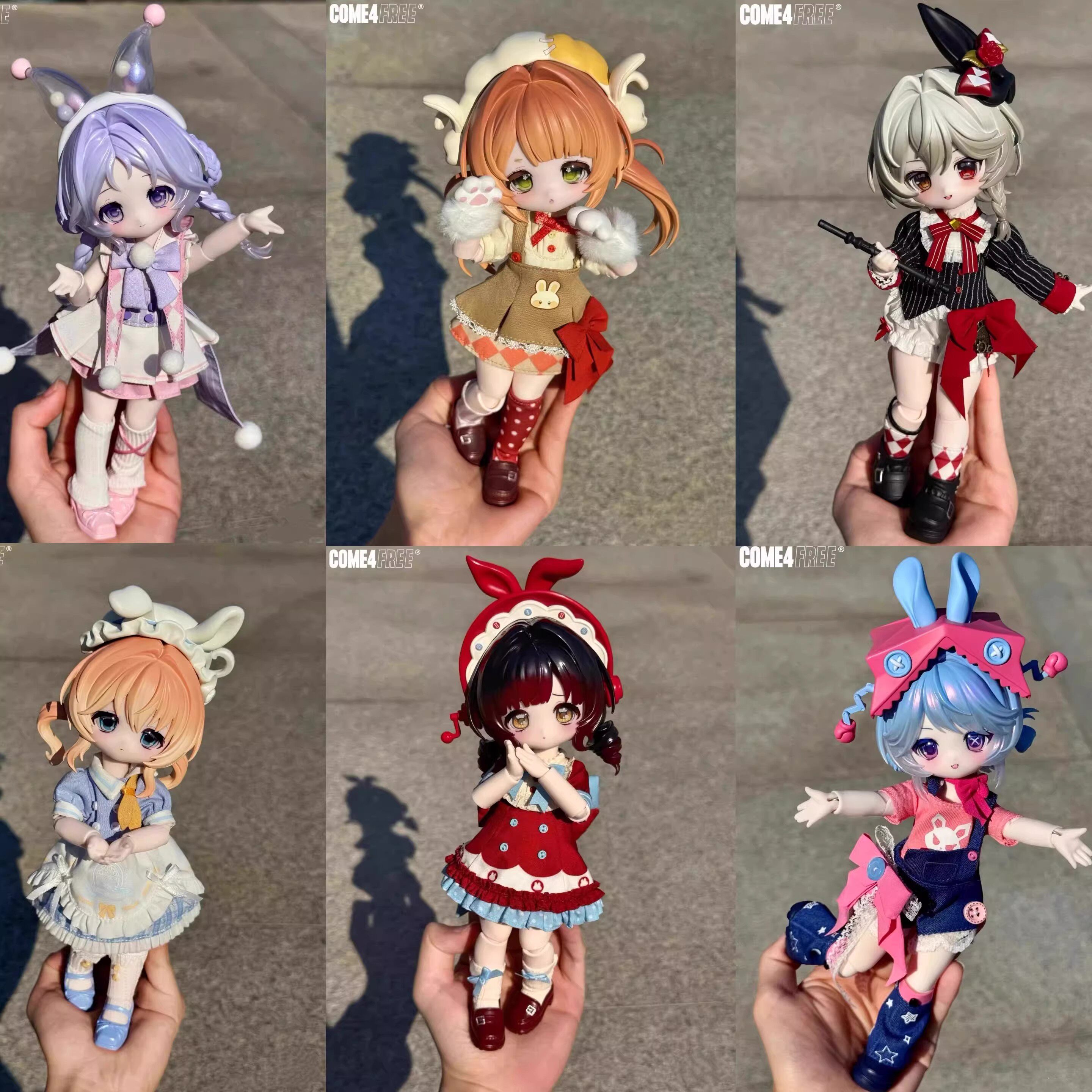 Точечная подлинная COME4FREE Bangni Tutu dream box BJD слепая коробка 12 очков, подвижная кукла, украшение ручной работы