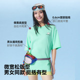 Huangshan joint camel 2026, летняя новая мужская и женская футболка с короткими рукавами, уличный хлопковый свободный дышащий повседневный топ