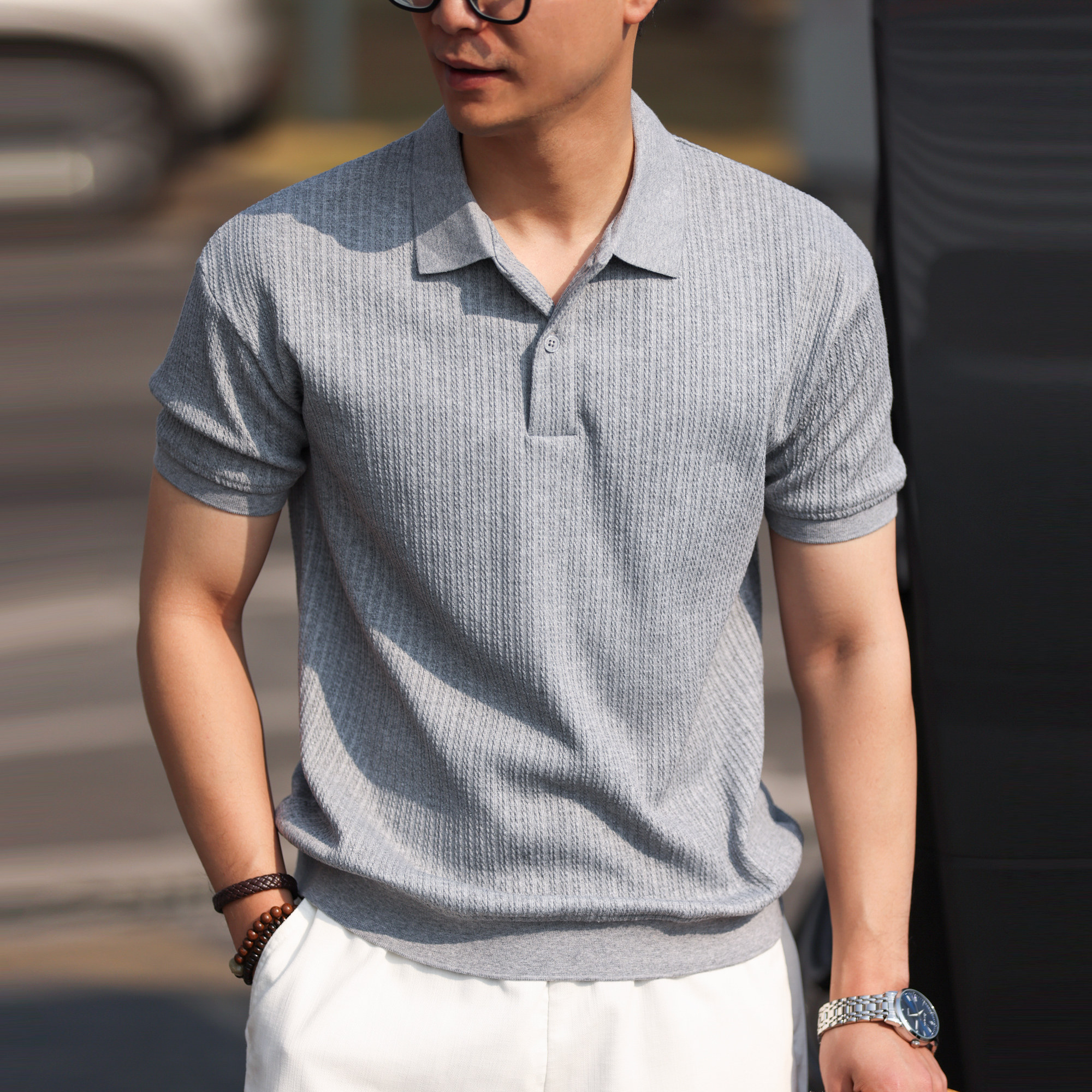 Короткое платье из плотного жаккарда BGYO Luqi American casual плотностью 320 г...