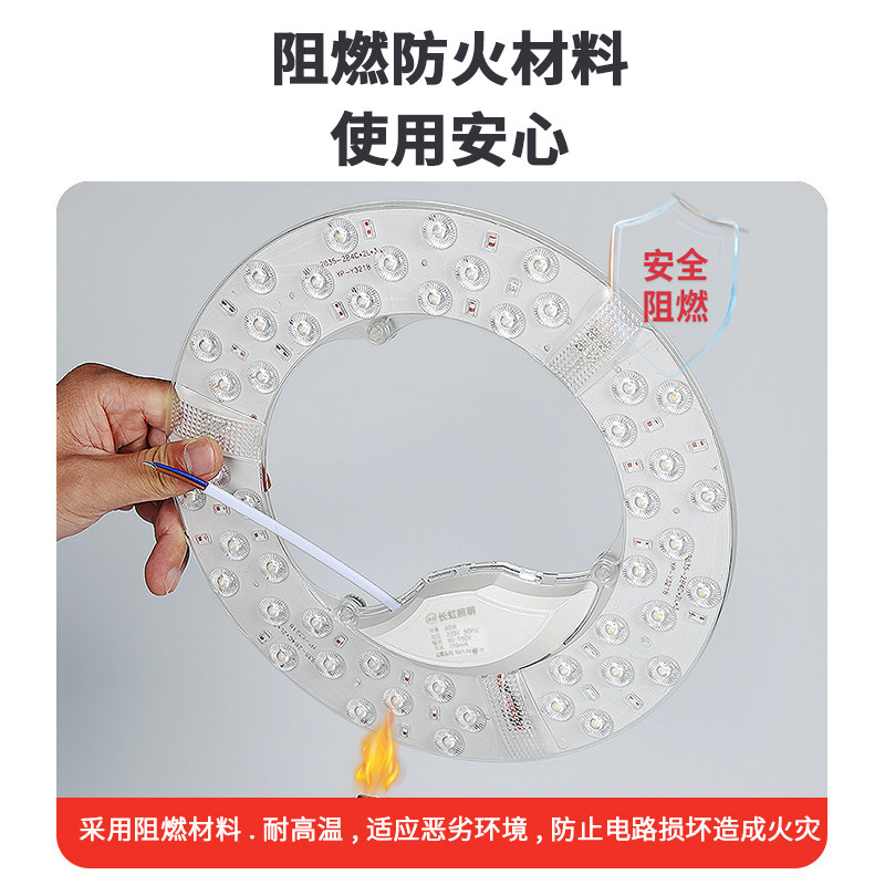 Changhong Lighting светодиодный фитильный потолочный светильник с полным спектром замены модуля источника света light bar лампа для спальни круглая световая панель