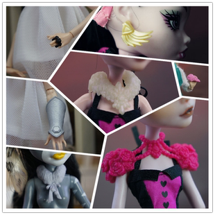 Аксессуары для кукол (Monster High) набор в стиле сказки — многоцветные варианты, комплект деталей