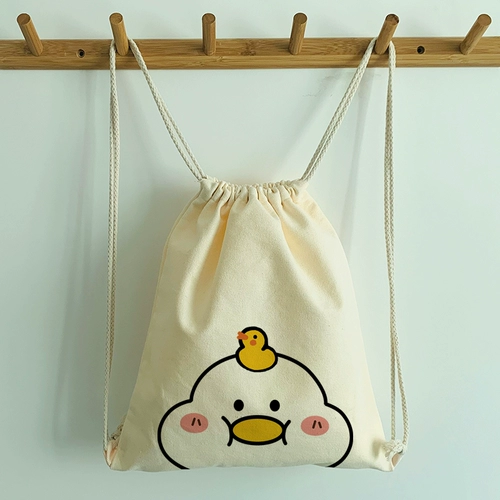 Мультяшный мешочек, система хранения подходит для мужчин и женщин, рюкзак, на шнурках