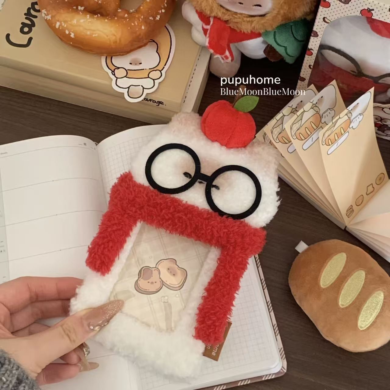 TFSITH Cosmic Store Sleep Animal Series Plush Card Holder Mini Card Gumei Bus Card Bag Hanger