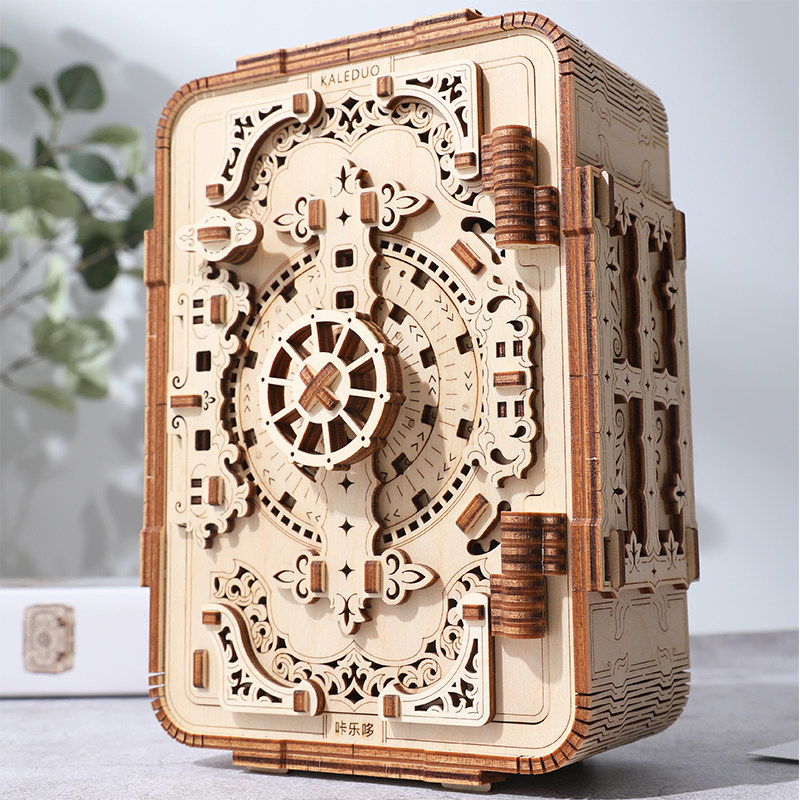 Деревянная игрушка ручной работы DIY production assembly игрушка star detective password box структурная модель подарка для творческой сборки