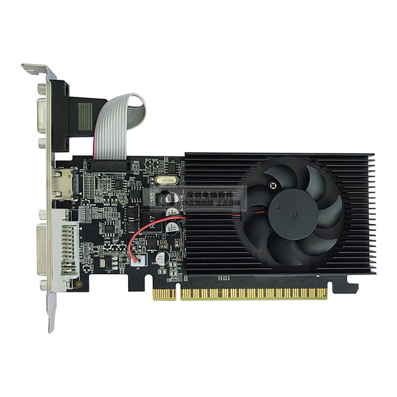 Совершенно новый GT730 4g 740 2G DDR3 маленький корпус яркая машина компьютерная видеокарта 610 210 1G ножевая карта половинной высоты
