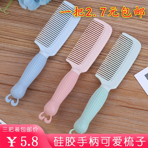 Силиконовая многоцветная высококачественная расческа