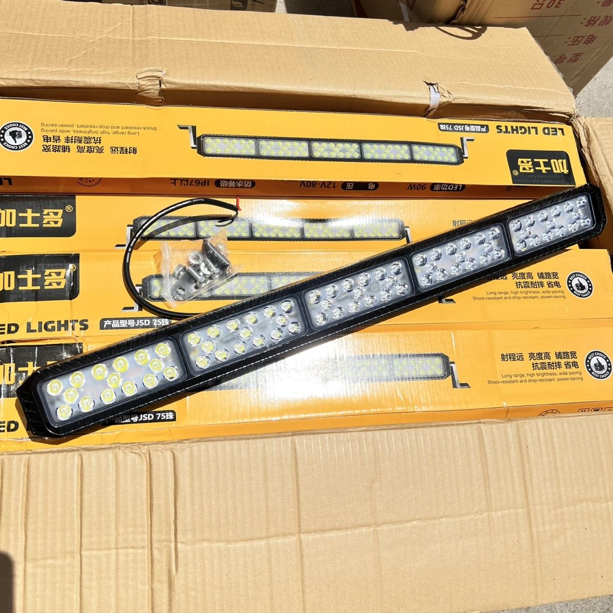 Автомобиль Gasto led strip spotlight потолочный светильник грузовик 24v средний свет сетки супер яркий противотуманный фонарь сильный свет подсветка номерного знака 12v
