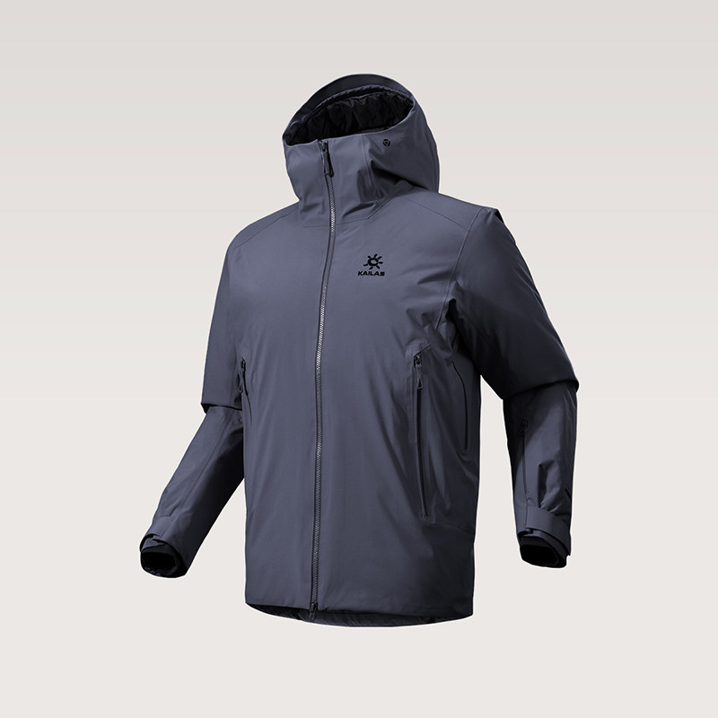 Мужская куртка-пуховик KAILAS Aspen ELK hard shell из гусиного пуха, теплая, ветрозащитная и водонепроницаемая, для улицы