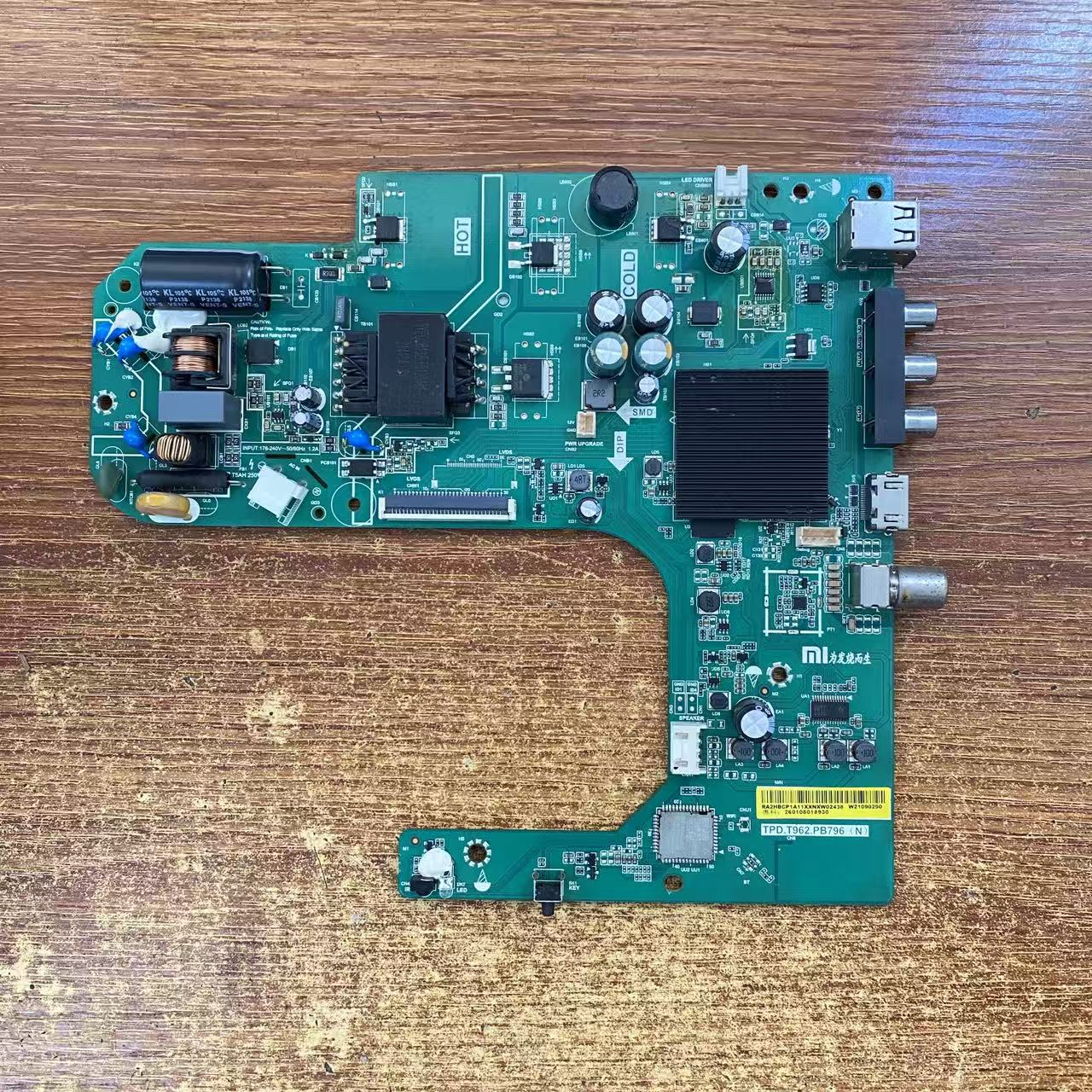 Оригинальная материнская плата для телевизора Redmi L32R8-A L32R6-A TPD.Т962.Экран PB796 L32R8-A-HKC