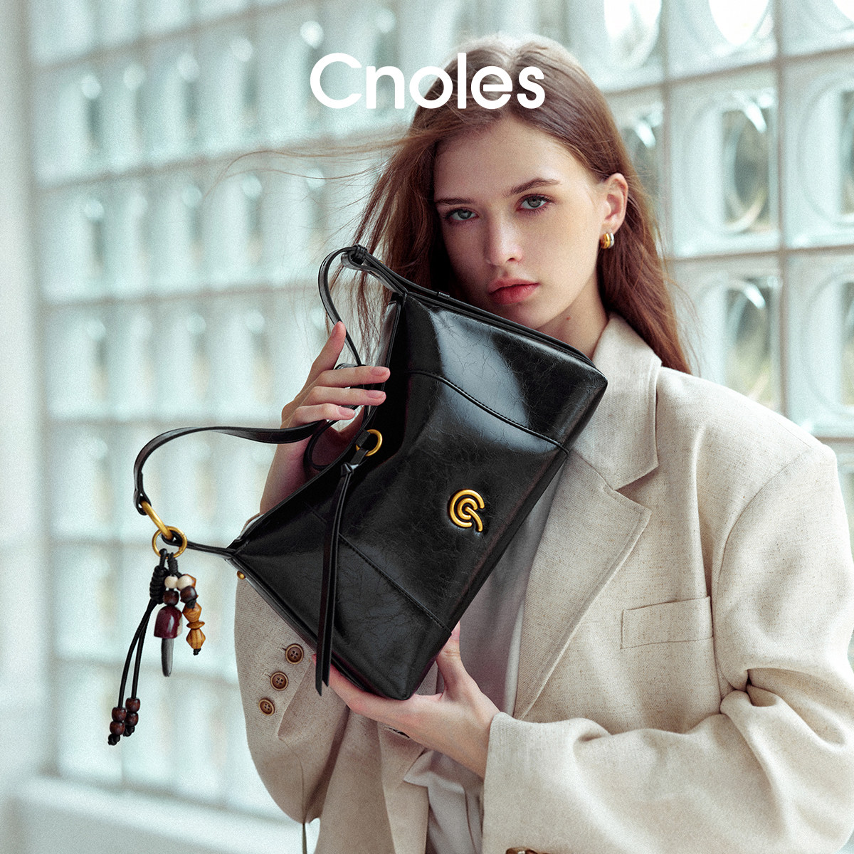 Звезда в том же стиле, что и Cnoles Kou one night sunny bag, женская новинка 2026 года, зимняя сумка-мессенджер на одно плечо, пригородная сумка-хобо