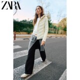 ZARA2026 осенние новинки женская хлопчатобумажная куртка с капюшоном и строчкой с длинными рукавами 8073235 712