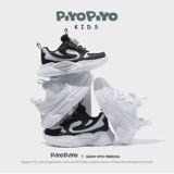 Детская обувь PIYOPIYO yellow duckling, дышащая спортивная обувь с двойной сеткой, большие детские кроссовки, универсальная белая обувь для кампуса