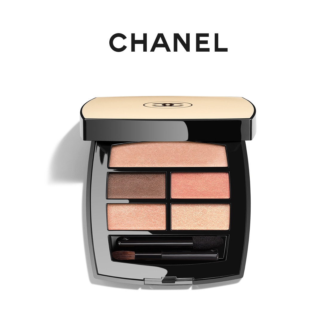 [Запуск нового цвета] CHANEL Chanel Beige Fashion eye color - Белые персиковые тени для век / золотистые