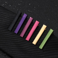 IFSONG gold simple tie clip fashionable business men's high-end accessories formal fixed clip suit