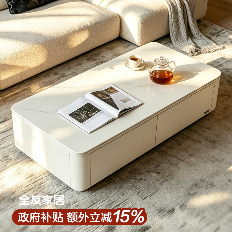 Quanyou Home furniture современная минималистская новая гостиная с бытовой техникой прямоугольный журнальный столик из закаленного стекла, шкаф для телевизора, комбинация полов