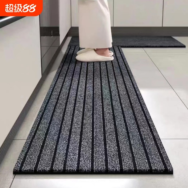 Домашние коврики для пола, дверные коврики, кухонные ковры, новые впитывающие коврики для ванной из ПВХ 2025 года, бытовые коврики можно разрезать