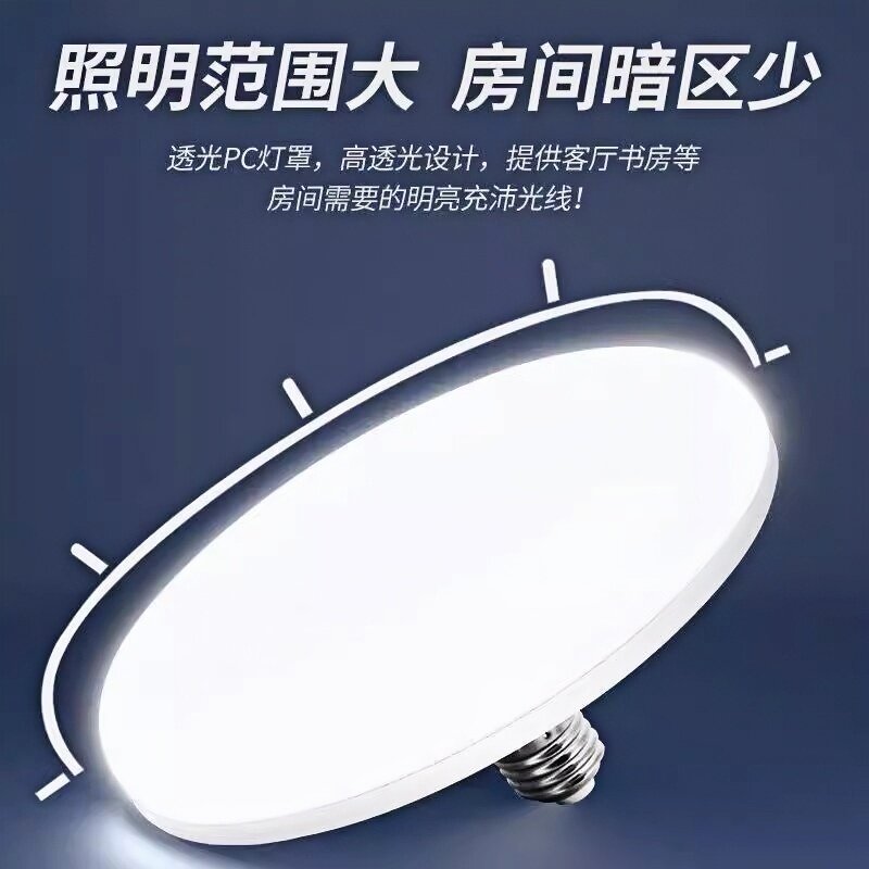Светодиодный светильник ufo light бытовое освещение энергосберегающая защита глаз белый свет энергосберегающая лампа с резьбовым отверстием E27 подсветка водонепроницаемой люстры, защищенной от насекомых