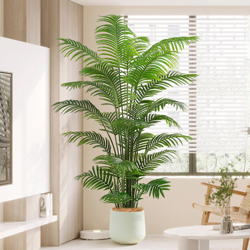 Имитация подсолнуха Sanwei, высококачественное искусственное дерево в стиле light luxury, украшение гостиной в помещении, ландшафтный дизайн от пола до потолка, бионические зеленые растения в горшках