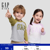 Детская одежда Gap для мальчиков и девочек, осень 2026, новые детские топы с рукавами реглан, повседневные футболки с длинными рукавами