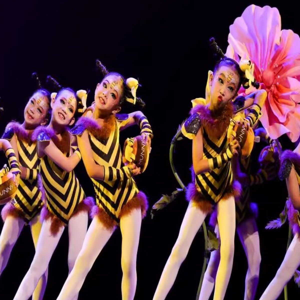 12-й детский танцевальный костюм пчелки в стиле Сяохэ Sweet Honey Bee Танцевальный костюм пчелки-зверька в стиле Сяохэ