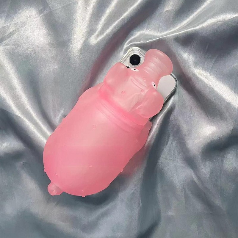 Decompression glowing pig case for Apple 17, OPPO Reno15, Vivo OS 50, Huawei Pura 80, Nova 14, 3D, Mate 70, Xiaomi 13, and Redmi K90 (prank case)