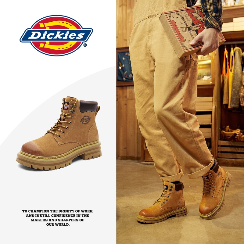 Ботинки Dickies Martin, мужские летние ботинки 2025 года, новые мужские ботинки, дышащая тонкая мужская обувь, уличные ботинки с инструментами