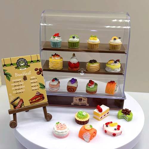 Маленькая семейная десертная игрушка, игра с едой, кукольный домик