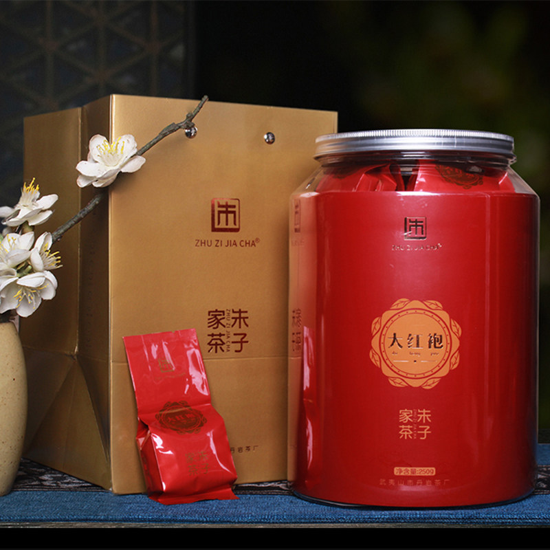 Zhuzijia Tea Wuyishan Dahongpao Офисный консервированный рационовый чай для самостоятельного питья Wuyi Rock Tea Подарочный чай в пакетиках