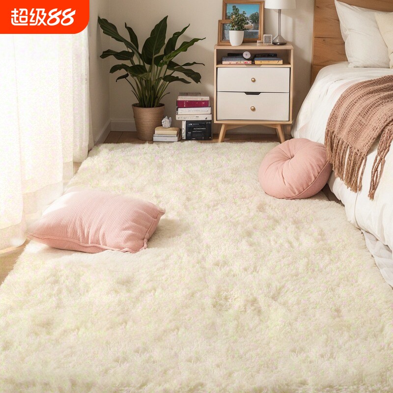 Ковер в спальне, прикроватное одеяло, утолщенная новая подушка, комната для девочек, гостиная, журнальный столик, одеяло, коврик для пола, износостойкий диван