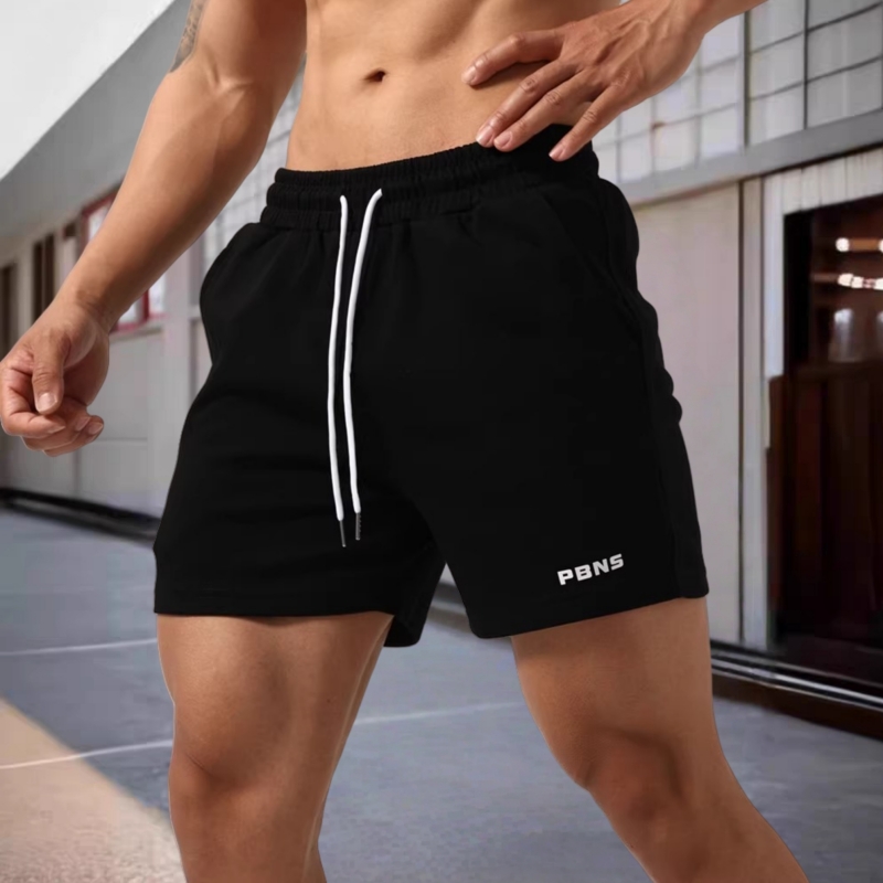 Спортивные шорты мужские четырехточечные брюки дышащий бег на корточках для отдыха и тренировок фитнес-шоу muscle iron хлопок американский тренд