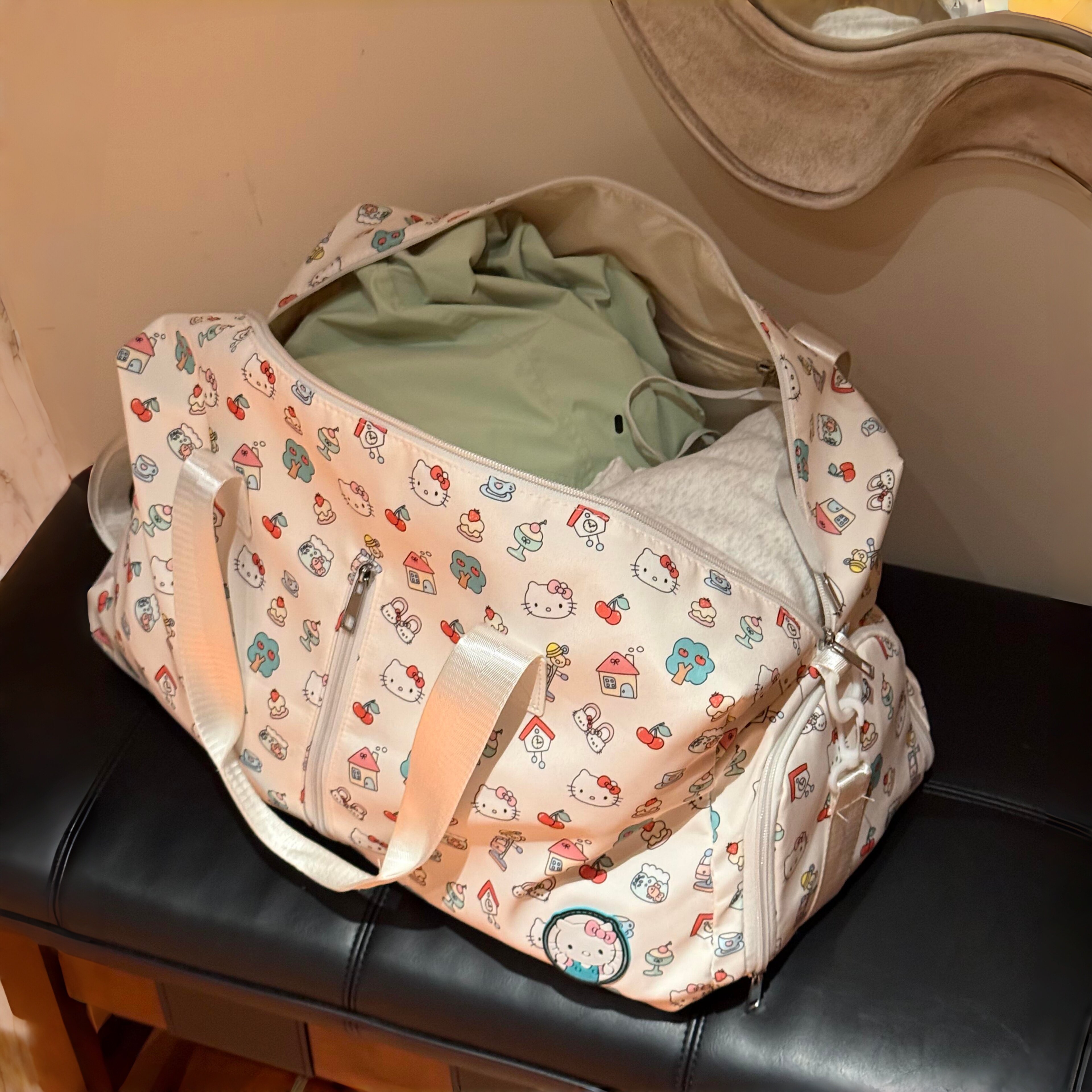 Дорожная сумка Cat для дамских прогулок на короткие расстояния, модная дорожная сумка большой емкости...
