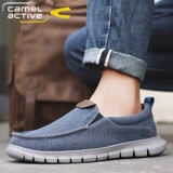 Camel dynamic/ летняя дышащая тканевая обувь в стиле старого Пекина; мужская повседневная обувь для ленивых; новая парусиновая обувь на мягкой подошве
