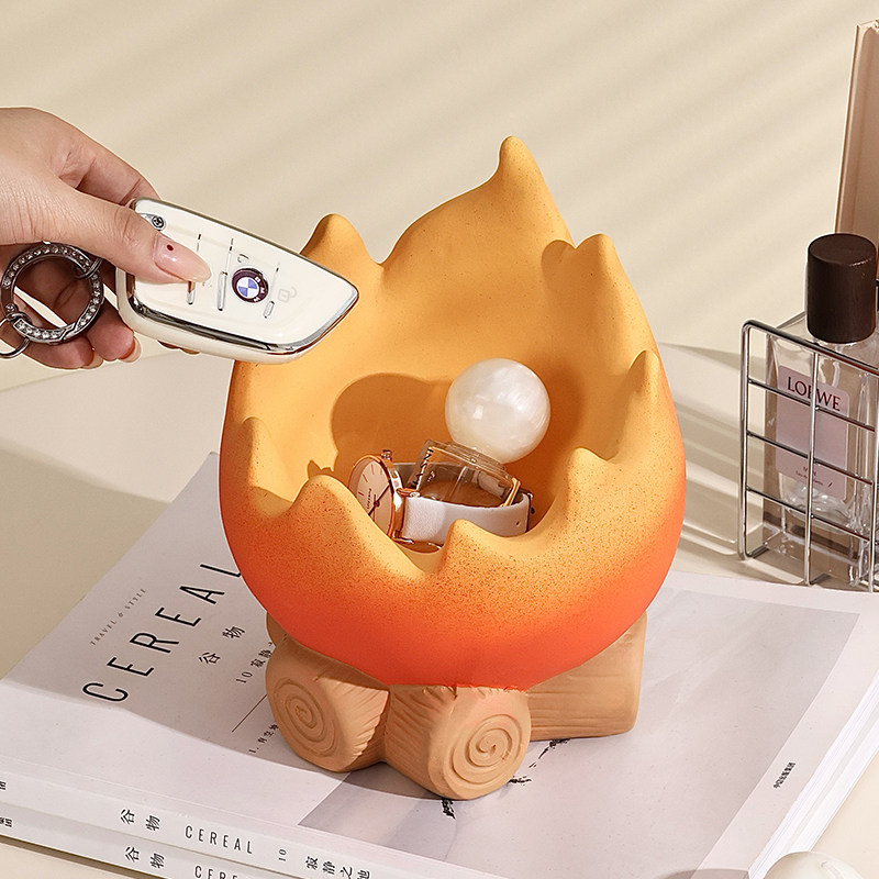 Casifa flame decoration украшение гостиной веранды украшение рабочего стола легкий роскошный креативный ящик для хранения высокого класса ниша